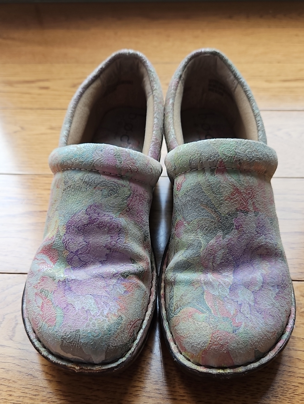 boc Pastel Multicolor Floral Slip-On Clogs